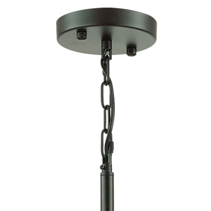 Люстра подвесная Lumion Sheila 3781/6 черная/бронза E27 6х40W 220V