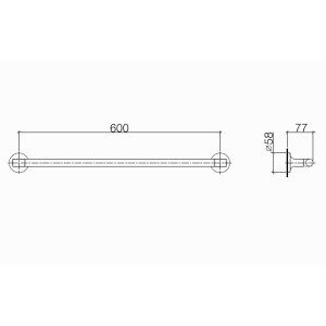 Полотенцедержатель Dornbracht LaFleur 83.060.955.00