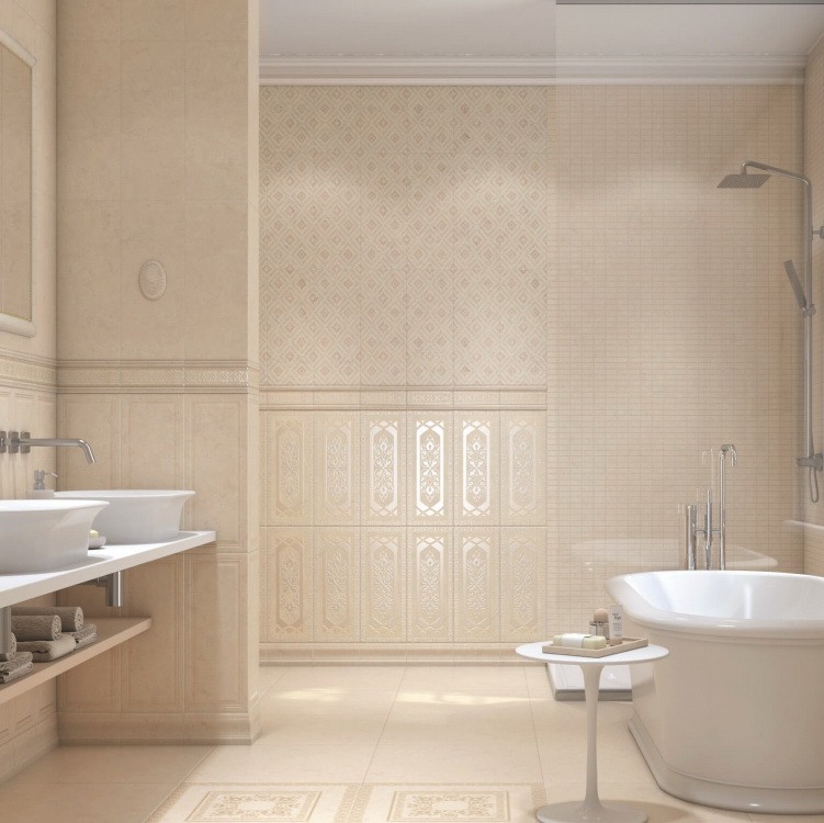 Плитка керамическая Kerama Marazzi 7169 Резиденция бежевая 500х200 мм