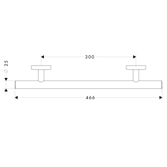 Поручень Hansgrohe Logis 40513000
