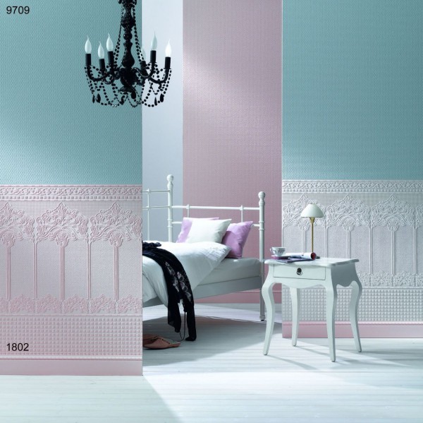 Обои виниловые на флизелиновой основе под покраску Marburg Patent Decor 1802 цоколь 
