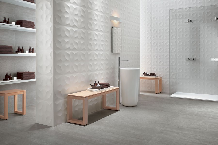 Керамогранит Atlas Concorde 3D Wall Design Diamond White Matt 800х400 мм