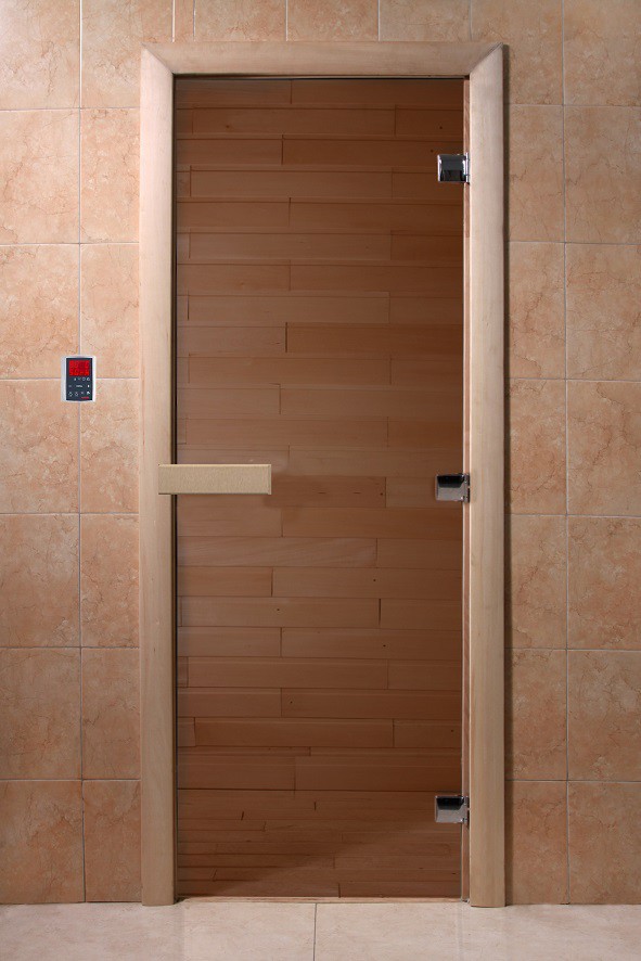 Дверь для сауны стеклянная Doorwood DW00014 бронза 700х1800 мм 