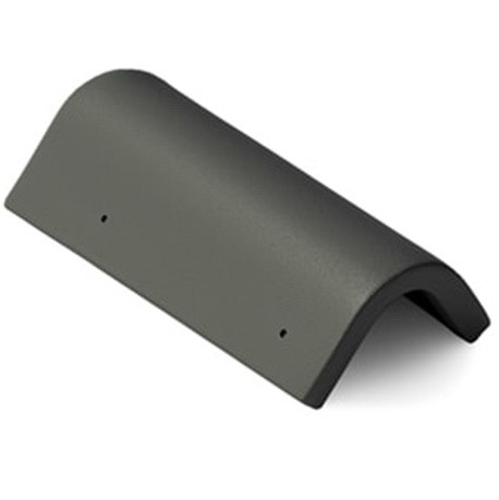 Черепица боковая цементно-песчаная Braas универсальная 420х223 мм черная