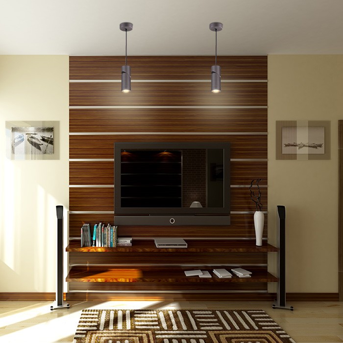 Светильник подвесной Novotech Elite 370591 серебристый черный 50W 220-240V