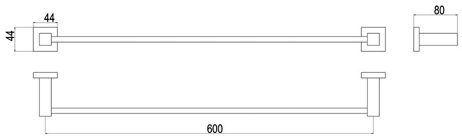 Полотенцедержатель Timo Selene 10053/00 chrome
