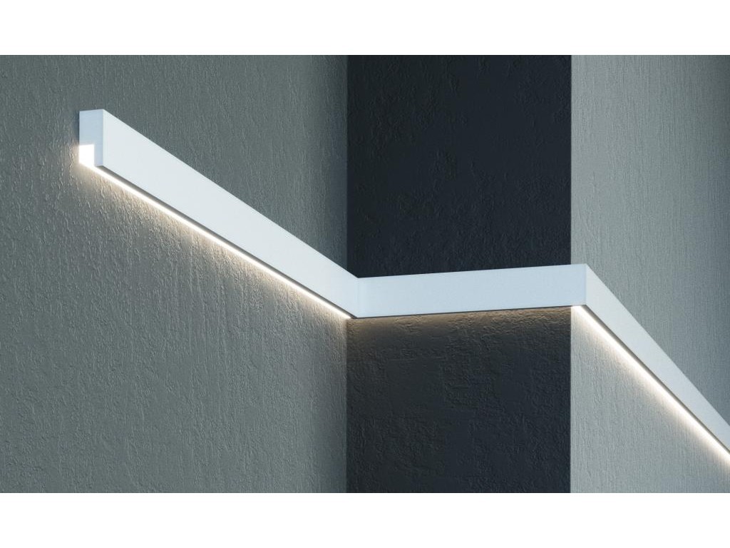 Молдинг фасадный из полистирола Leptonika MC 301 LED 2 м