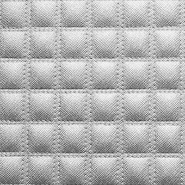 Стеновая панель Sibu Leather Line Quadro Argento 2612х1000 мм самоклеящаяся