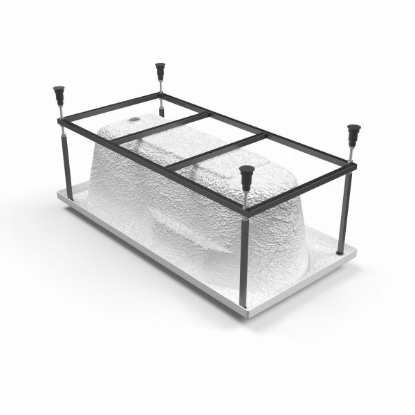 Каркас для акриловой ванны Cersanit Santana 170 New в комплекте со сборочным пакетом