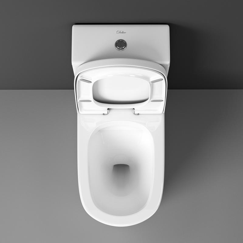 Чаша напольного унитаза Delice Lorraine Compact c сиденьем микролифт