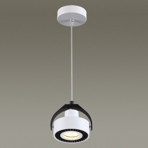 Светильник подвесной Odeon Light Satelium 3817/1 белый с черным GU10 50W 220V