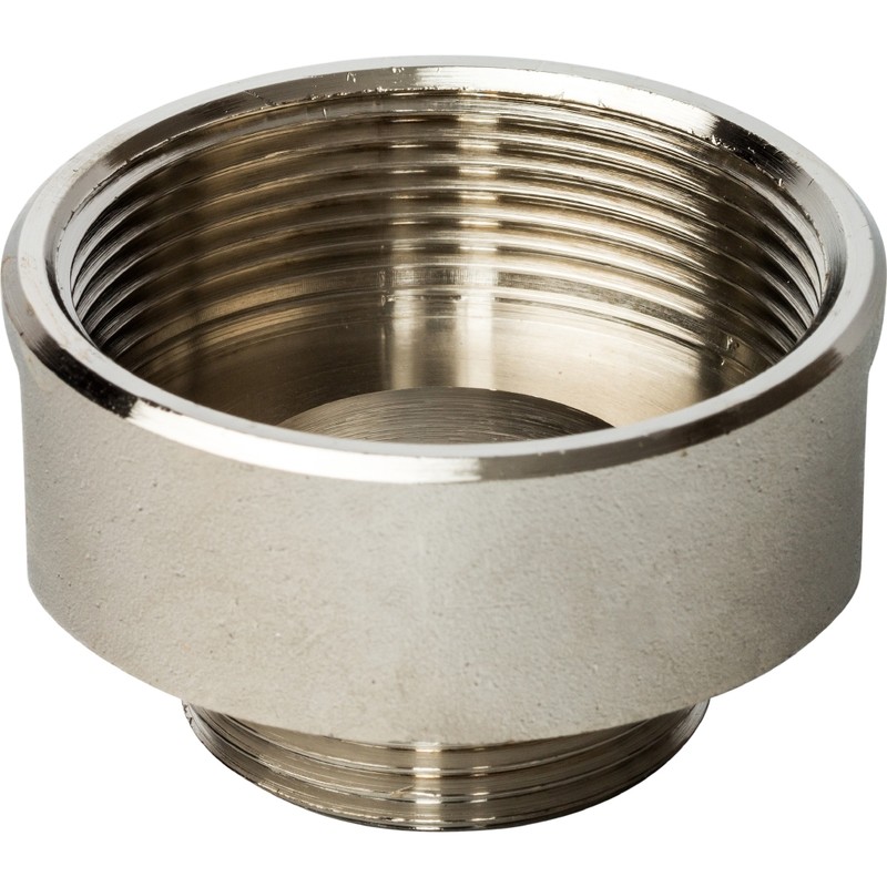 Переходник Stout SFT-0008-002114 2х1 1/4 дюйма никелированный с внутренней и наружной резьбой