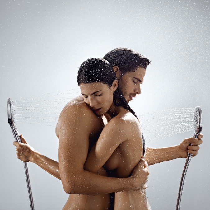 Душевая система с термостатом Hansgrohe Raindance Select E 300 Showerpipe 27127400