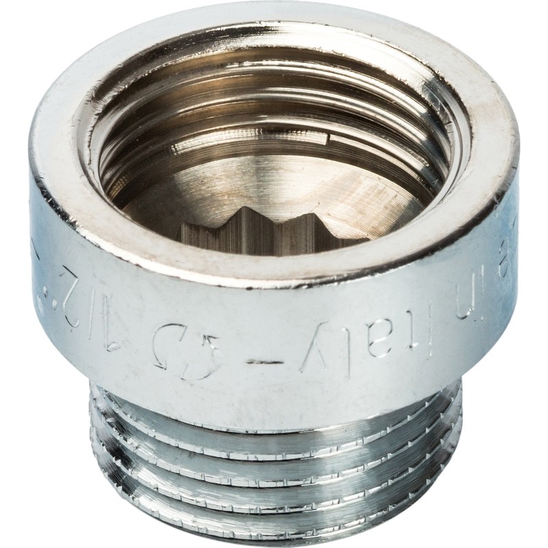 Удлинитель Stout SFT-0002-001210 1/2 дюйма 10 мм хромированный с внутренней и наружной резьбой