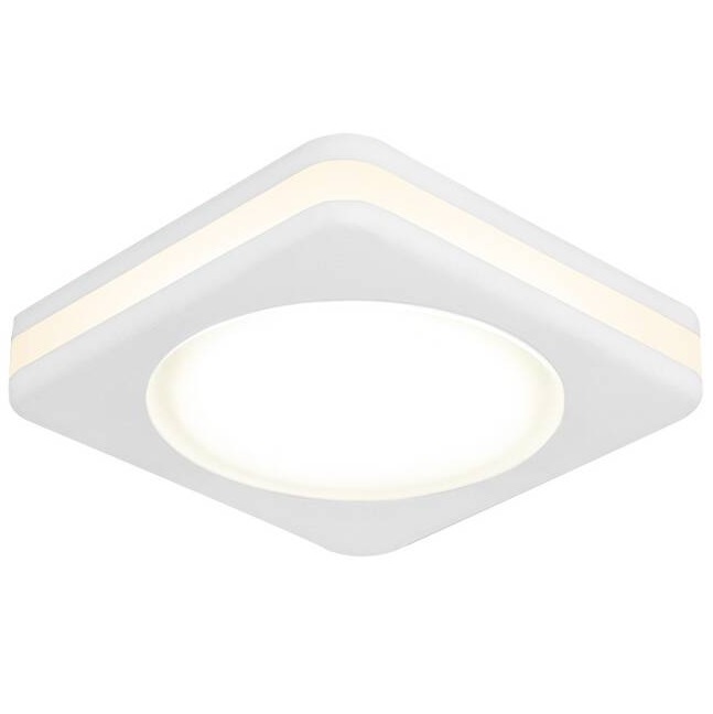 Светильник встраиваемый Gauss Backlight BL104 белый Gu5.3 8W Led 3000K