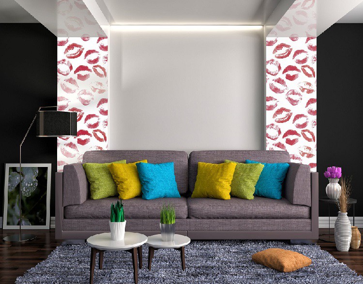 Фотообои виниловые на флизелиновой основе Decocode Воздушный поцелуй 14-0494-AW 2х2,8 м