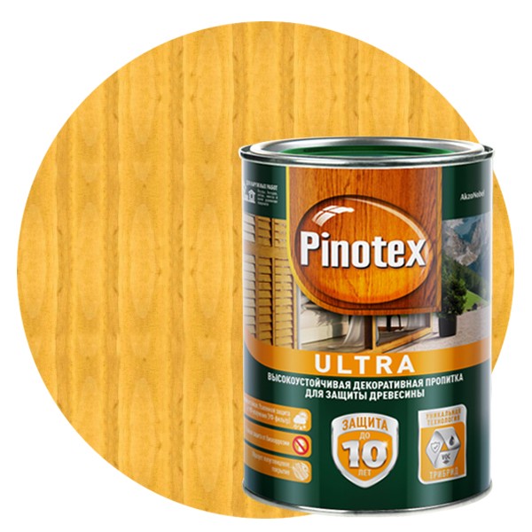 Пропитка для древесины Pinotex Ultra Сосна 1 л