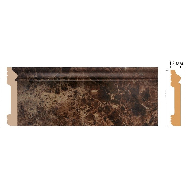 Плинтус из дюрополимера Decomaster D005-713 2400х80х13 мм
