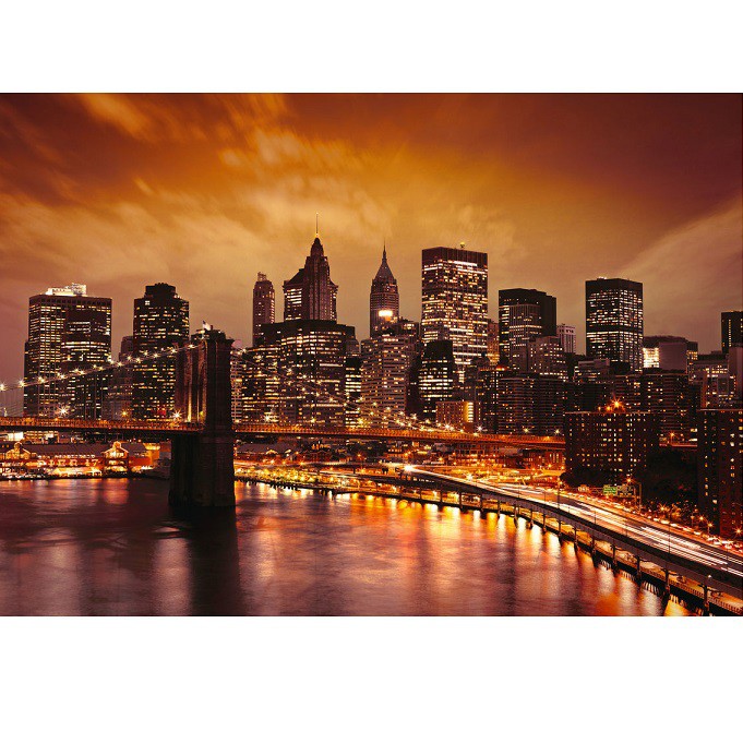 Фотообои виниловые на флизелиновой основе Decocode Бруклинский мост 41-0024-WV 4х2,8 м