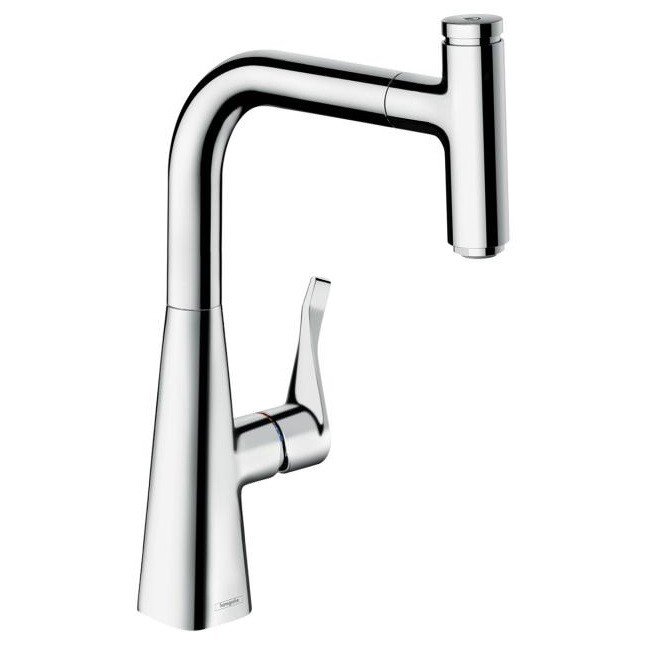 Смеситель для кухни Hansgrohe Metris Select 240 14857000 с выдвижным изливом