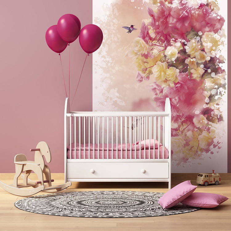 Фотообои виниловые на флизелиновой основе Decocode Колибри 21-0415-FR 2х2,8 м