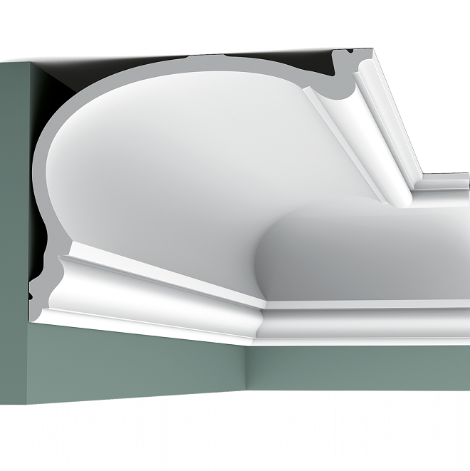 Карниз потолочный полиуретановый Orac Decor Luxxus C343 Heritage XL 2000х250х190 мм