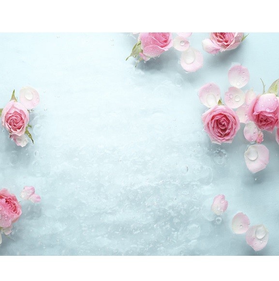 Панель потолочная ПВХ Novita 3D Ледяная роза 1800х250 мм 6 штук