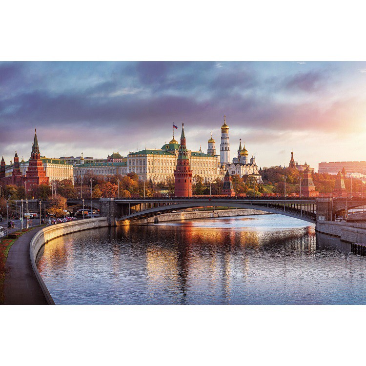 Фотообои виниловые на флизелиновой основе Decocode Вид на Кремль 32-0014-WL 3х2 м
