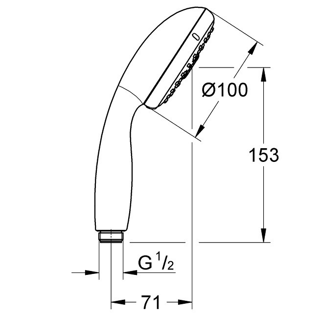 Ручной душ Grohe New Tempesta 28578001