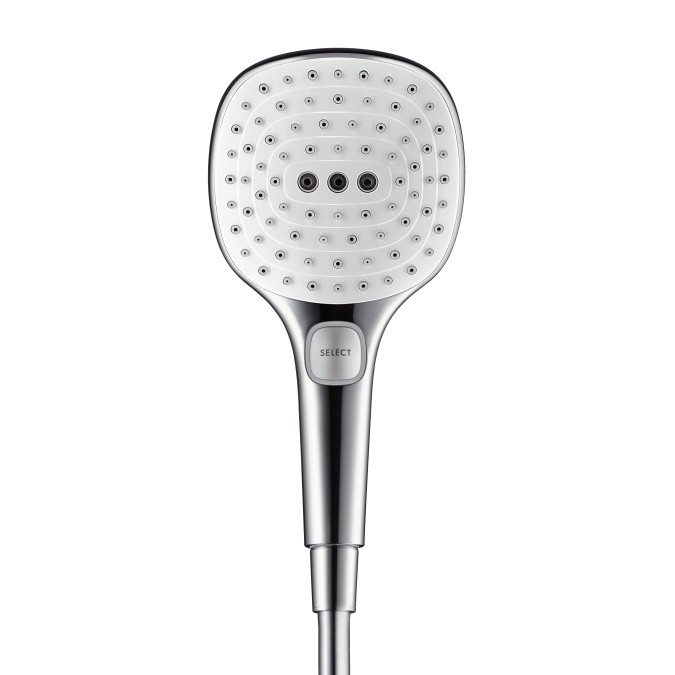 Душевая система с термостатом Hansgrohe Raindance Select E 300 Showerpipe 27127400