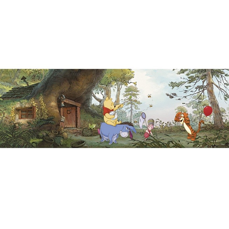 Фотообои бумажные Komar Pooh's House 4-413 3,68x1,27 м