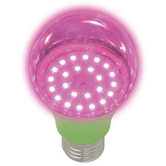 Светодиодная лампа Uniel LED-A60-8W/SPSB/E27/CL PLP30GR для растений