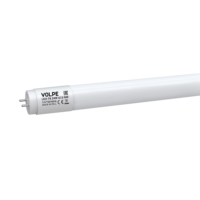 Лампа светодиодная Volpe Nano LED-T8-24W/NW/G13/FR/FIX/N матовая