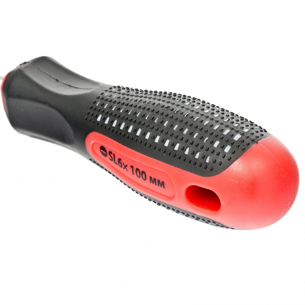 Отвертка шлицевая Matrix Fusion SL6х100 мм с рукояткой anti slip