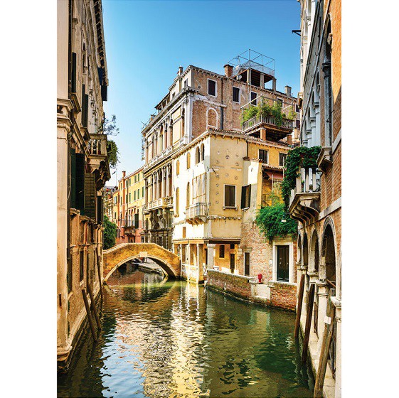 Фотообои виниловые на флизелиновой основе Decocode Солнечная Венеция 21-0195-WE 2х2,8 м
