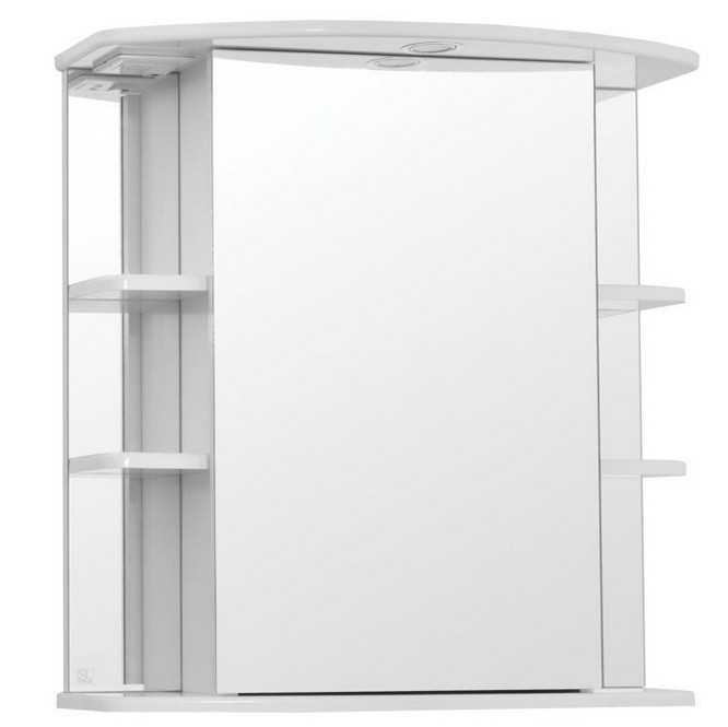 Зеркальный шкаф Style Line Эко Стандарт Лира 700/С белый