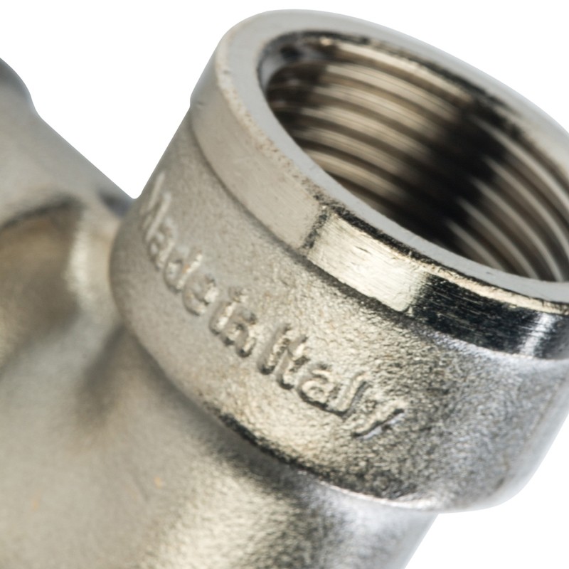 Угольник Stout SFT-0014-000134 1х3/4 дюйма никелированный с внутренней резьбой