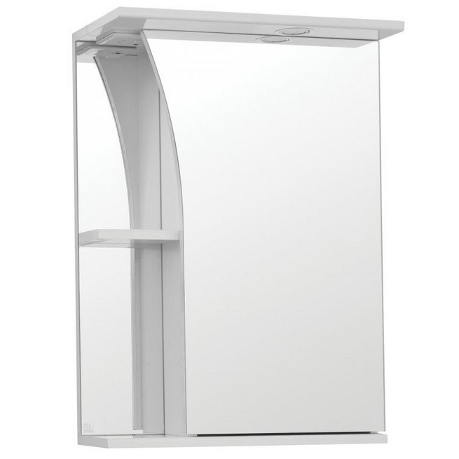 Зеркальный шкаф Style Line Эко Стандарт Виола 500/С белый