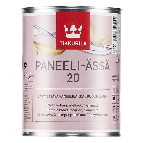 Лак Tikkurila Paneeli Assa 20 полуматовый 2,7 л