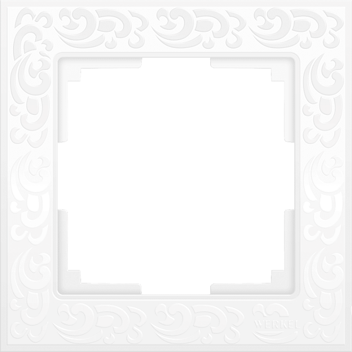 Рамка одноместная Werkel Flock WL05-Frame-01-white белая