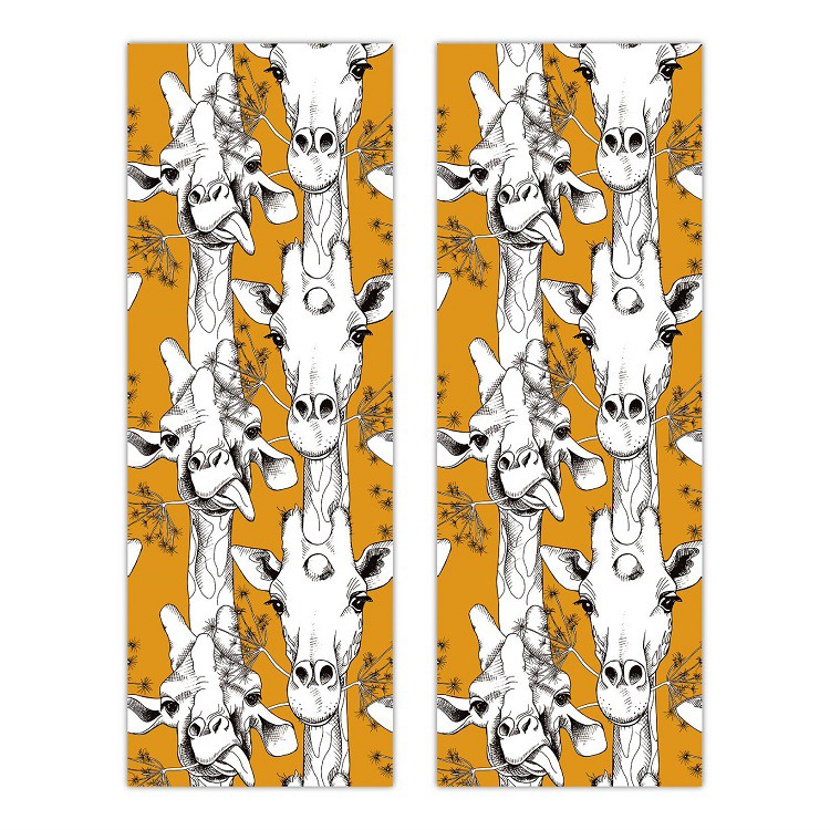 Фотообои виниловые на флизелиновой основе Decocode Жирафы 14-0495-NY 2х2,8 м