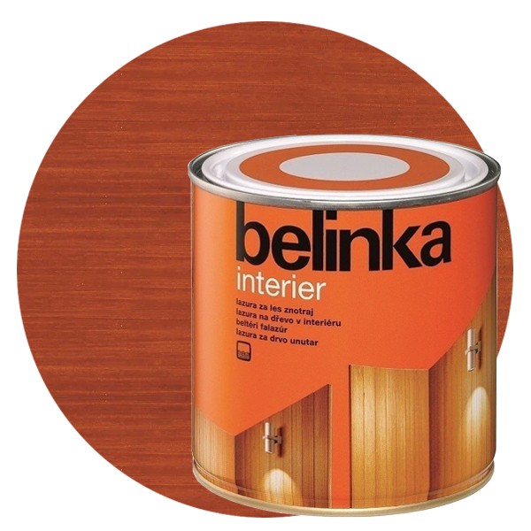 Пропитка для древесины Belinka Interier № 67 Ориентально-оранжевый 0,75 л