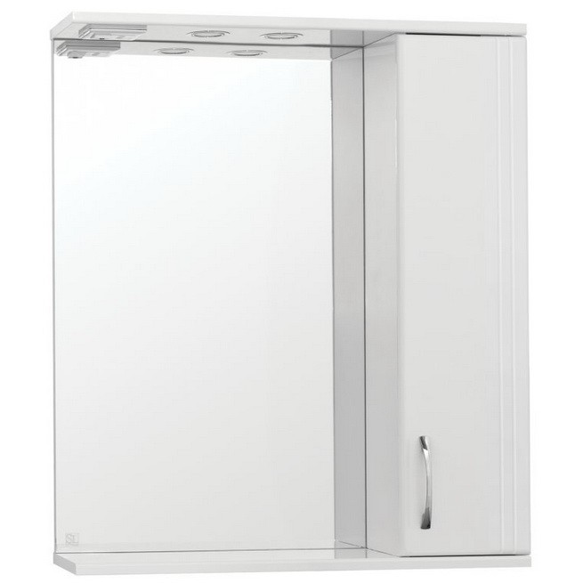 Зеркало-шкаф Style Line Эко Стандарт Панда 750/С белый
