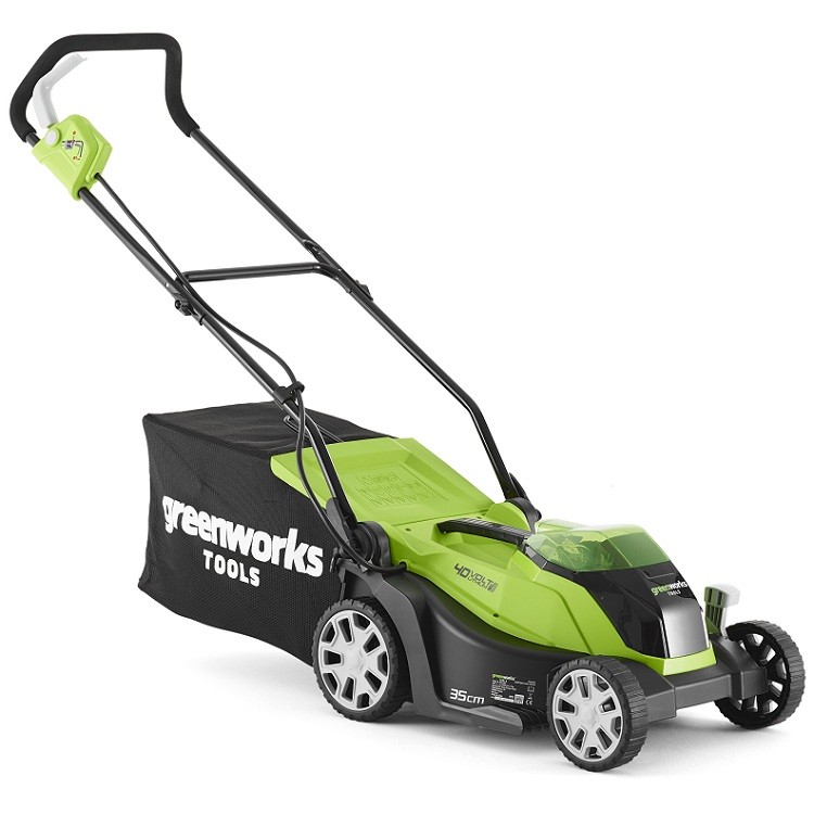 Газонокосилка аккумуляторная Greenworks G40LM35K2