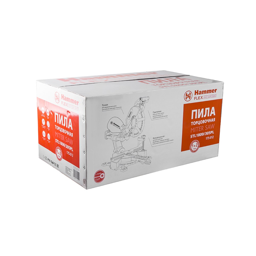 Пила торцовочная Hammer Flex STL1800/305PL