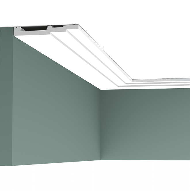 Плинтус из дюрополимера Orac Decor Axxent SX180F 2000х120х16 мм
