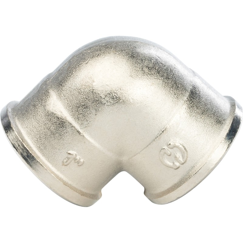 Угольник Stout SFT-0014-000001 1 дюйм никелированный с внутренней резьбой