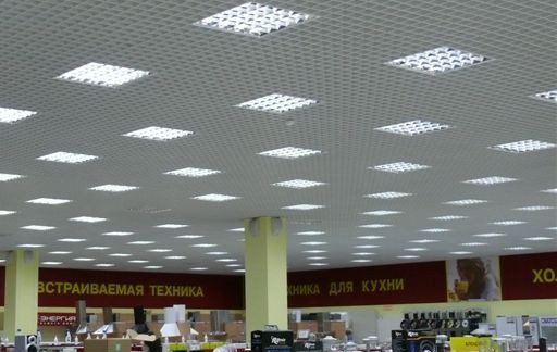 Светодиодный светильник DMS Грильято DMS-GV-060-DS4-OP с рассеивателем 60 Вт 4200 К