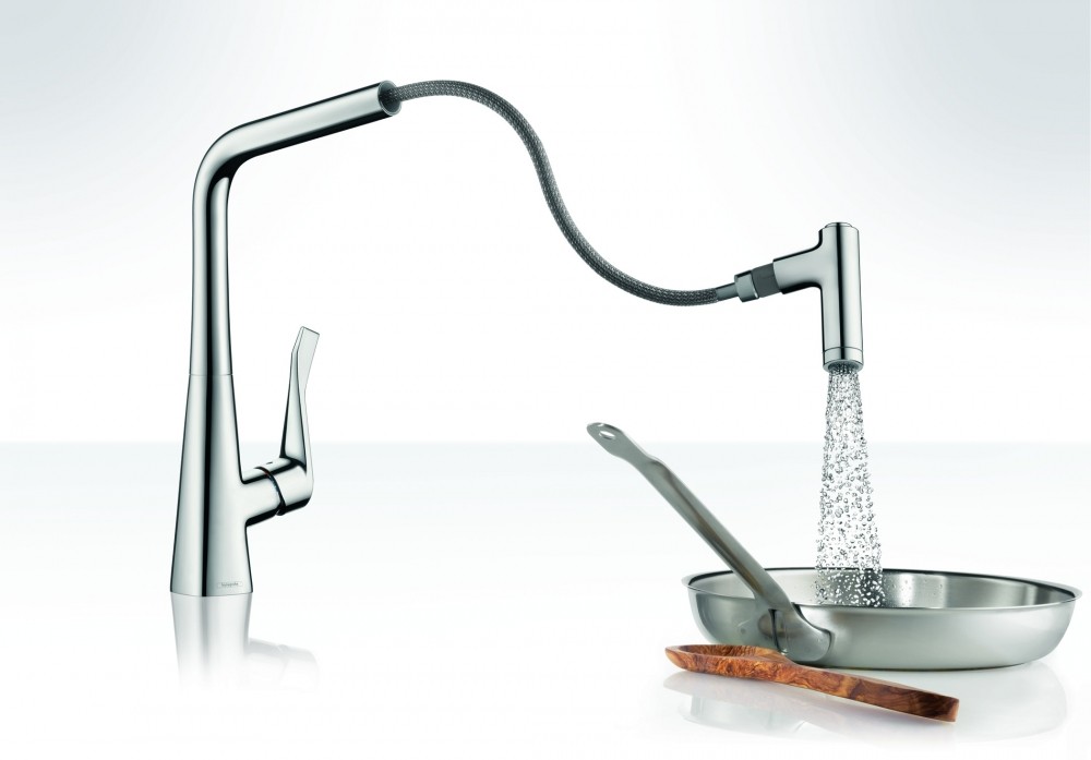 Смеситель для кухни Hansgrohe Talis S 220 Select 72822800 с выдвижным изливом