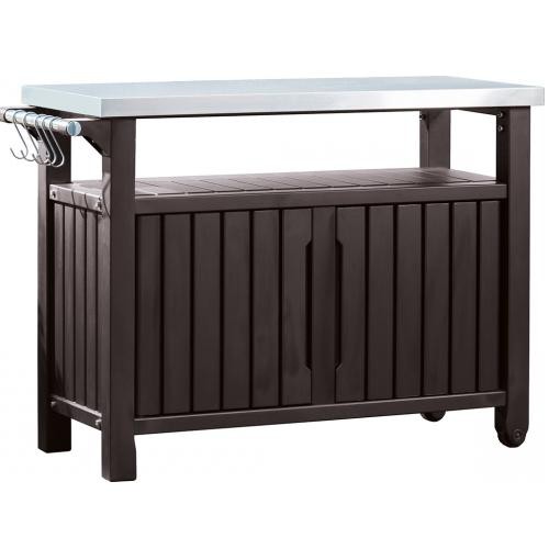 Сундук-стол из пластика для барбекю Keter Storage Unit 183 л коричневый